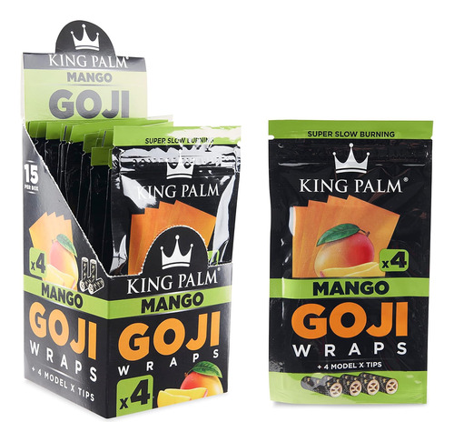 King Palm Goji Berry Wraps - Puntas De Filtro Prerolled - Pa