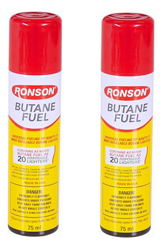 Recambio De Combustible De Butano Ronson 2pzs