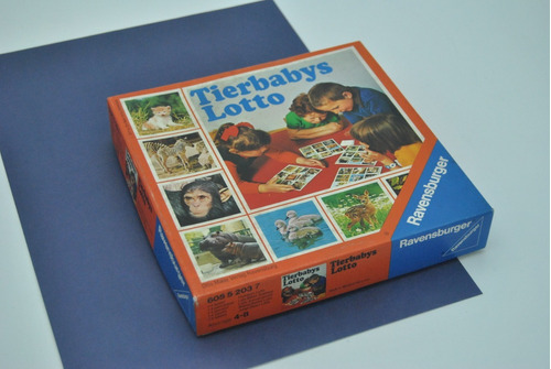 Antiguo Juego Vintage Lotto Ravensburger  Alemania 1977