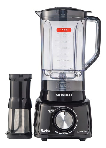 Liquidifier L-900 Fb Turbo 900w 2.7 Litros Black Mondial