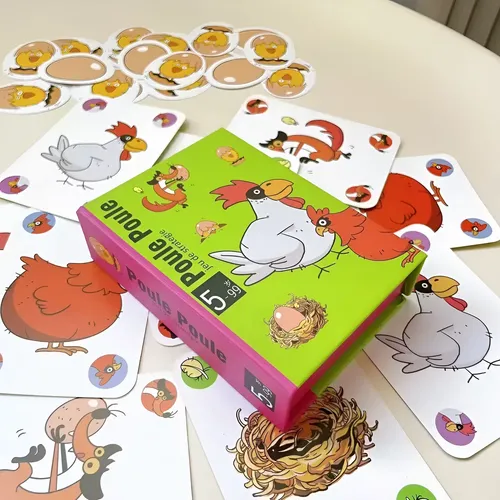 Jogo De Cartas Poule Poule Estratégia Infantil