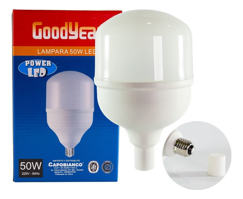 Lampara Led Goodyear 50w 4500lm E40 220v 6500k E40 E40 