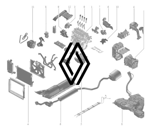 Soporte De Alternador Renault