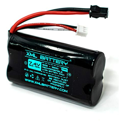  Bateria Lipo + Ch 7.4v 1500mah T2 Xml Battery