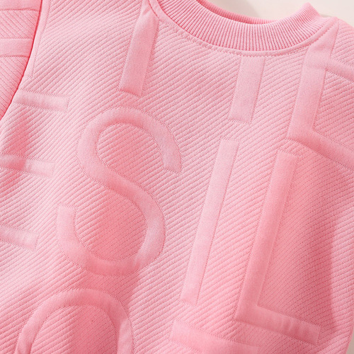 Conjunto De Rosa Sudadera Cálido Y Cómodo Para Bebé 1-4 Años Rosa 18-24 M