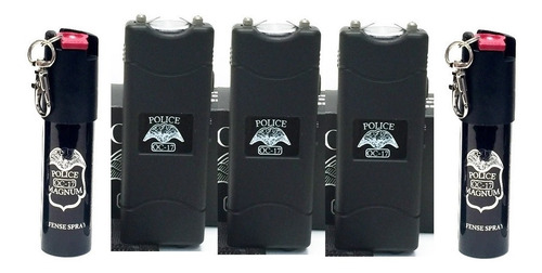 Stun Gun Paralizador Chicharra Kit De 3 Piezas+ 2 P1m13nt4