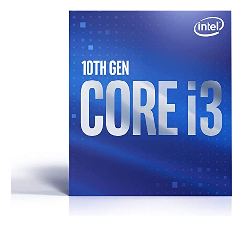 Intel Core I3-10100 (reloj Base), 3,60 Ghz; Zócalo Lga1200;