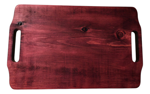 Tabla De Madera Para Picar Carne Asada 38x24cm Personalizado Caoba Ingle Caoba Ingles