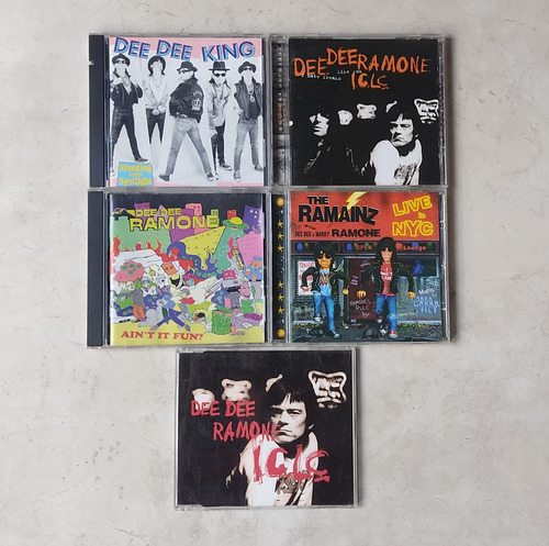 Dee Dee Ramone - Lote 5 Cds Ramones Hosen Clash