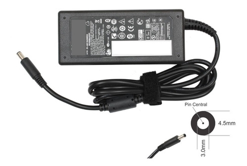 Imagen 1 de 2 de Cargador P/ Hp 45w 19.5v 2.31a Pin 4.5x3mm - Shure 45w-1