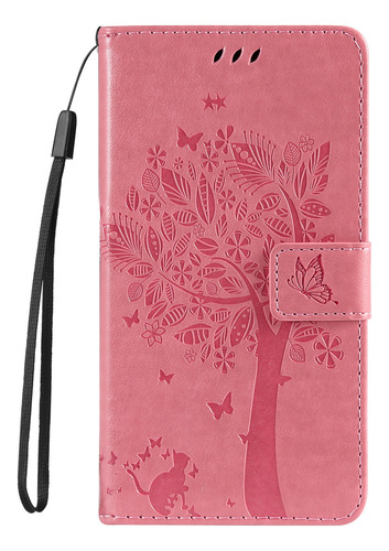 Funda De Piel Sintética De Alta Calidad Para Realme C11 2021/c15/c17 Con Moleteo, Ranura, Antivibración, Abatible, Soporte
