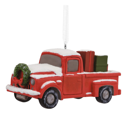 Adorno Navidad Rojo Para Camioneta
