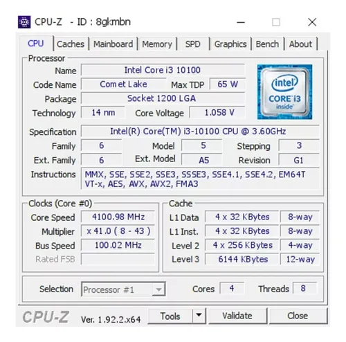 Pc Torre Gamer Cpu Core I3 10100 16ram T Video Rtx 4060 8gb