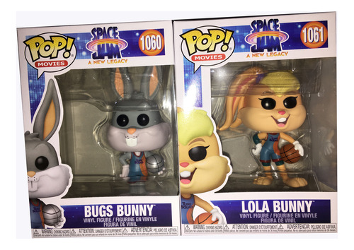 Funko Pop Movies Space Jam Bugs Bunny Y Lola Bunny