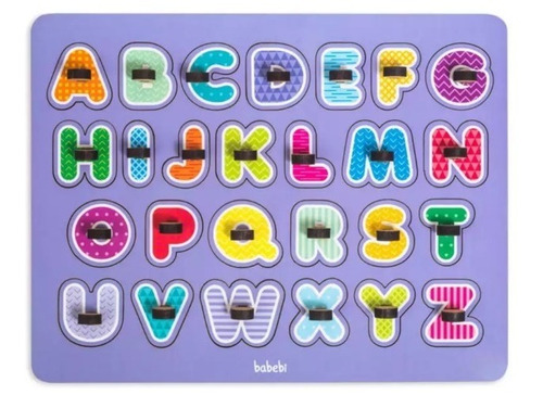 Brinquedo Babebi Meu Primeiro Quebra Cabeça - Alfabeto