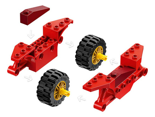 Lego Iron Man Con Moto Y Hulk (76287) Cantidad de piezas 68