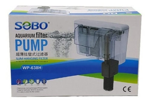 Filtro Cascada Exterior Acuario Pecera Slim Sobo Wp-638 680l Voltaje 220v