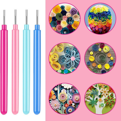 Kit De 4 Piezas Para Hacer Plumas, Para Papel, Flores, Manua