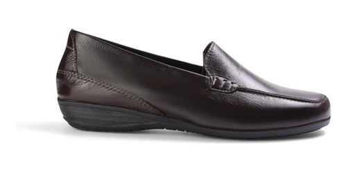 Zapato Dama Rojo Comodo  Todo Piel Suave Piso Ligero  