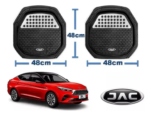 Tapetes 4 Pz Bandeja 3d Logo Jac J7 2020 2021 2022 2023 2024