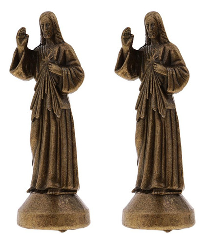 2x Estatua Portátil De Jesucristo, Decoración, , Regalos