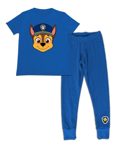 Pijama Niño Niña Paw Patrol Patrulla Cachorros Algodon 