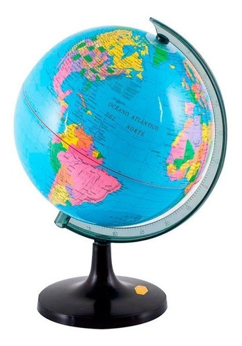 Globo Terráqueo Escolar Mapa Giratorio 30 Cm Didáctico