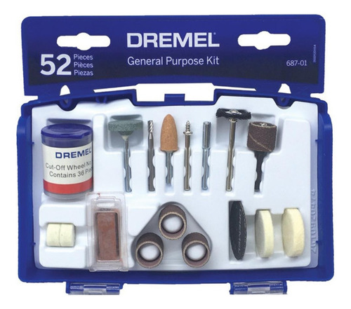 Kit Accesorios Multiuso Dremel 52 Accesorios 687-01