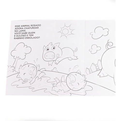 Colorindo Animais: Animais da Fazenda, de Nascimento, Ruth Marschalek. Editorial Happy Books Editora Ltda., capa mole em português, 2017