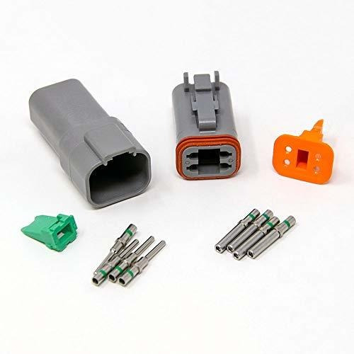 Deutsch 4-pin Conector Kit 14-16awg Sólidos Contactos.