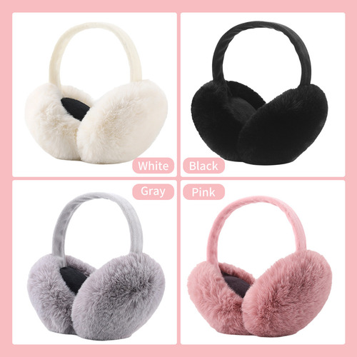 Orejeras Furry Winter: Cálidas Orejeras Plegables Para El Fr