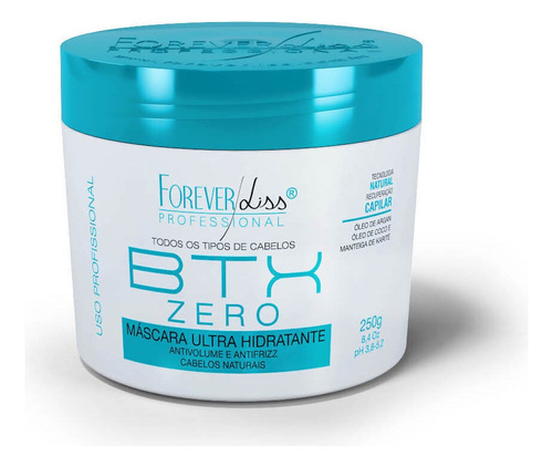 Botox Btx Zero Forever Liss Máscara Ultra Hidratante 250g