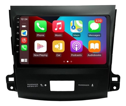 Estéreo 2gb Carplay Para Mitsubishi Outlander 2007-2012 Gps