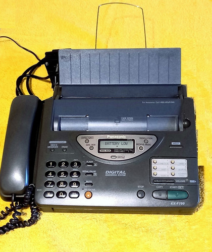 Fax Panasonic Kx-f700 Negro Usado Impecable (Usado)