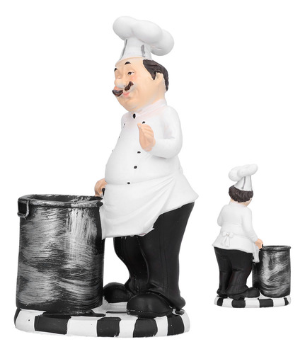 Estatuilla De Chef Artesanal Para Sala De Estar