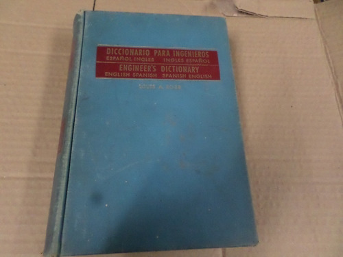 Diccionario Para Ingenieros,español-inglès- Robb
