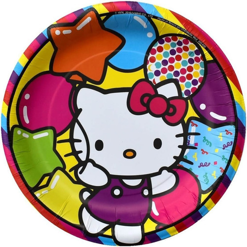 6pz Plato Platito Pastelero Hello Kitty 0hel0