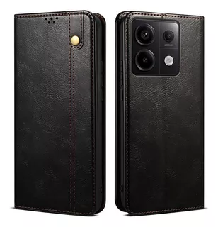 For Redmi Note 13 Pro 5g Vintage Pu Wallet Card Holder Case