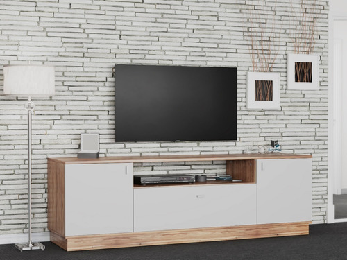 Mesa Tv Led 1.50 Mueble Rack Moderno Melamina Modular