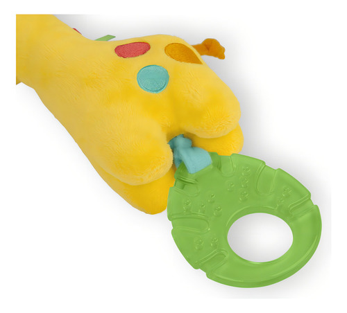 Juguete Musical Con Mordedera De Jirafa Bright Starts 13086 Color Amarillo