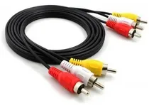 Comprar Kit 10 Cabos Av Rca u002F Rca 1,5m Áudio E Vídeo Atacado Revenda