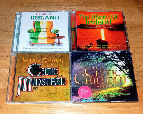 Lote 4 Cds Música Celta Irlanda Chillout Ireland Celtic Estándar (Usado)