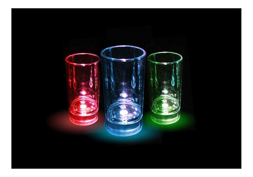 Funky Gafa Led Juego Vaso Chupito Acrilico 2 Onza