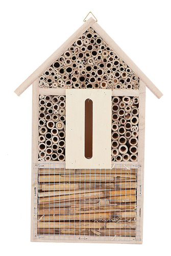 1 Caja Nido De Madera Para Insectos Bee House