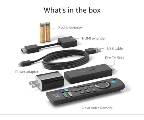 Imagen 2 de 2 de Fire Tv Stick Con Control Completo (compatible Alexa 2021)