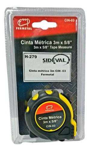 Cinta Métrica (3mts). Marca Fermetal