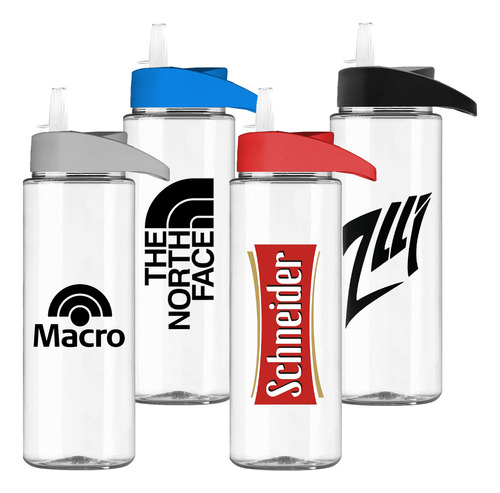 Botella Deportiva C/ Pico 750ml + Logo Fullcolor X10 Un