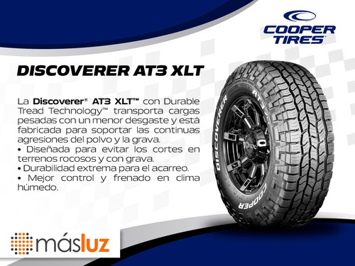 4 Llantas Discoverer At3 Xlt Cooper Medida Lt285/75r17 118s