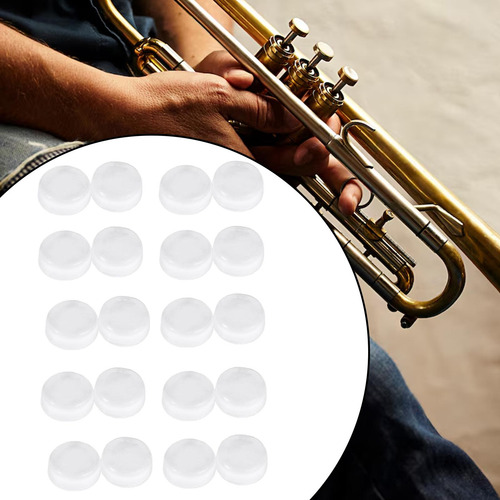 20 Piezas Almohadillas De Válvula De Trombón Llave De Agua