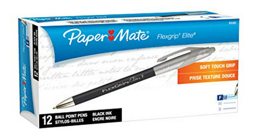 Bolígrafo -  Paper Mate 85582 Flexgrip Elite Bolígrafos Retr